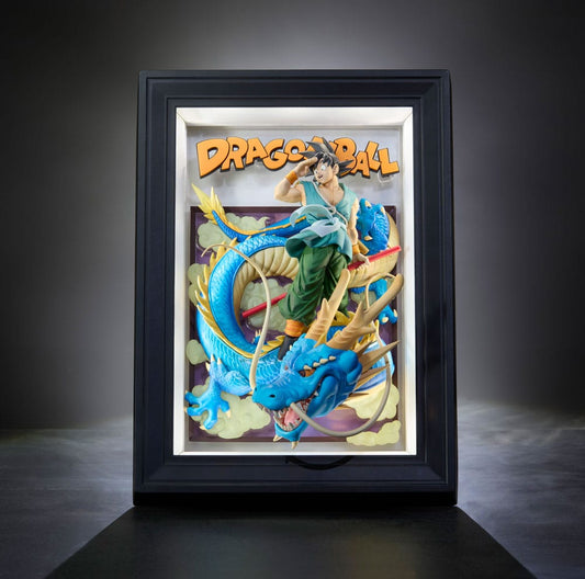 Dragon Ball Z Tamashii Art 3D Relief Picture Son Goku & Dragon 27 cm P034398