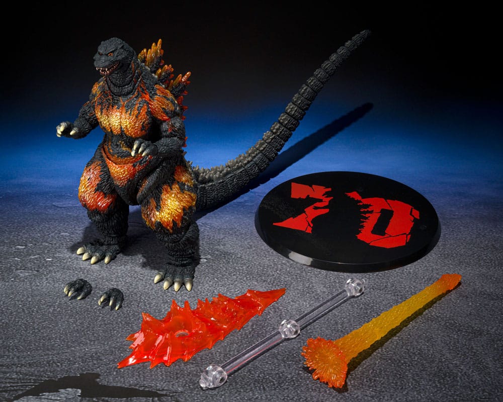 Godzilla vs. Destoroyah S.H. MonsterArts Action Figure Godzilla 1995 70th Anniversary Special Ver. 16 cm P034426