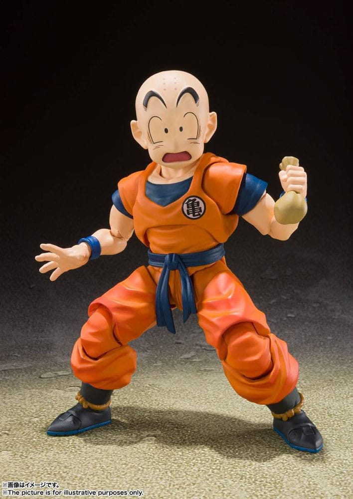 Dragon Ball Z S.H. Figuarts Action Figure Krillin-Earth's Strongest Man (Reissue) 12 cm P067616