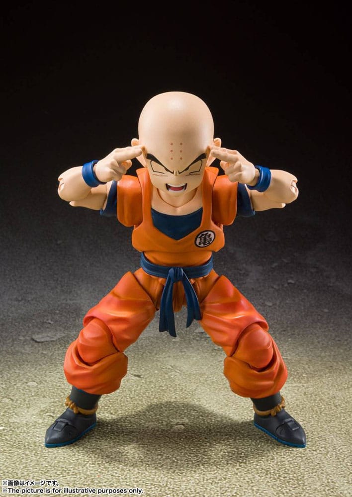 Dragon Ball Z S.H. Figuarts Action Figure Krillin-Earth's Strongest Man (Reissue) 12 cm P067616