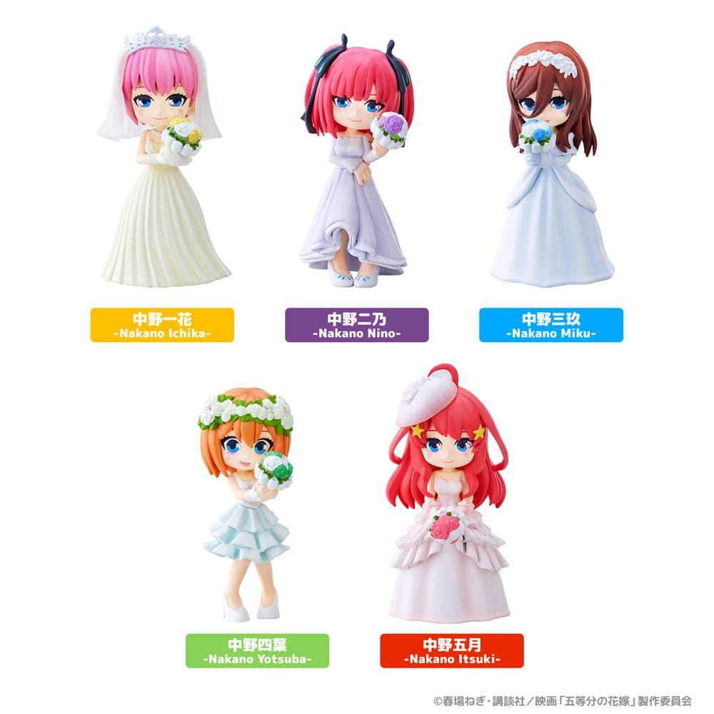 The Quintessential Quintuplets Movie PalVerse PVC Figures 9 cm Assortment (6) P034569