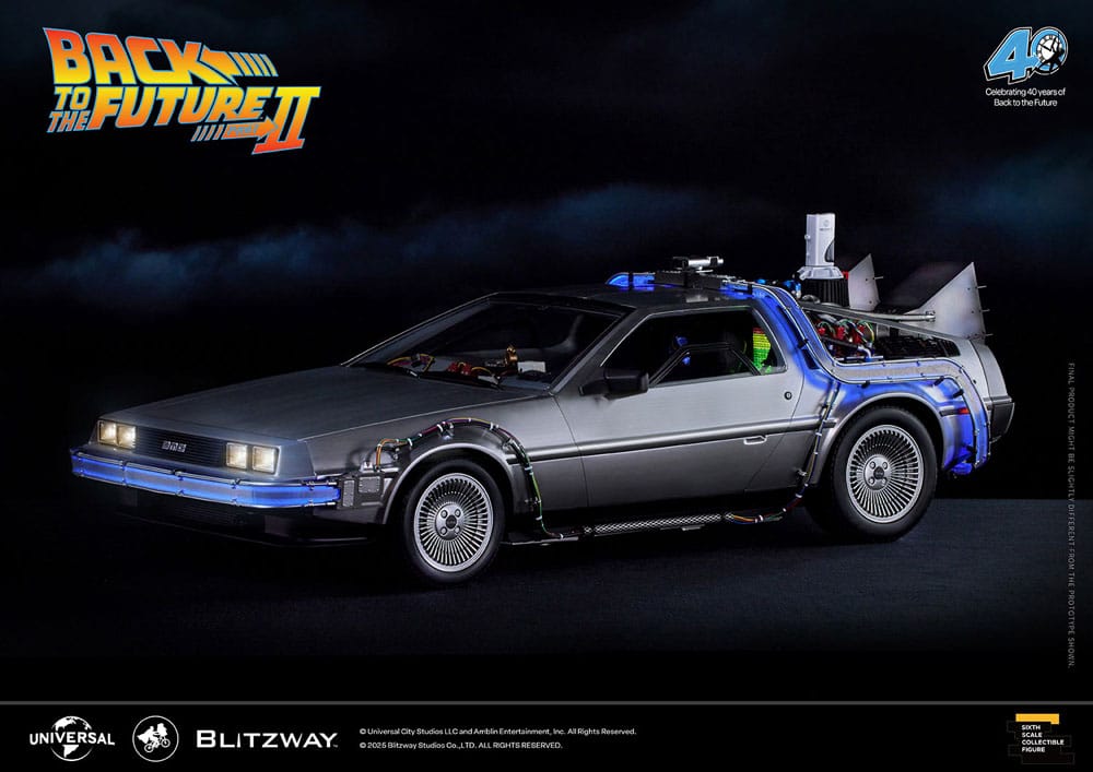 Back to the Future II Premium UMS vehicle 1/6 Time Machine 74 cm P034613