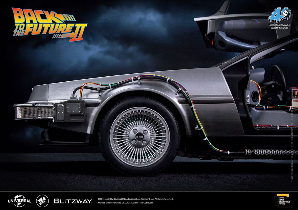 Back to the Future II Premium UMS vehicle 1/6 Time Machine 74 cm P034613