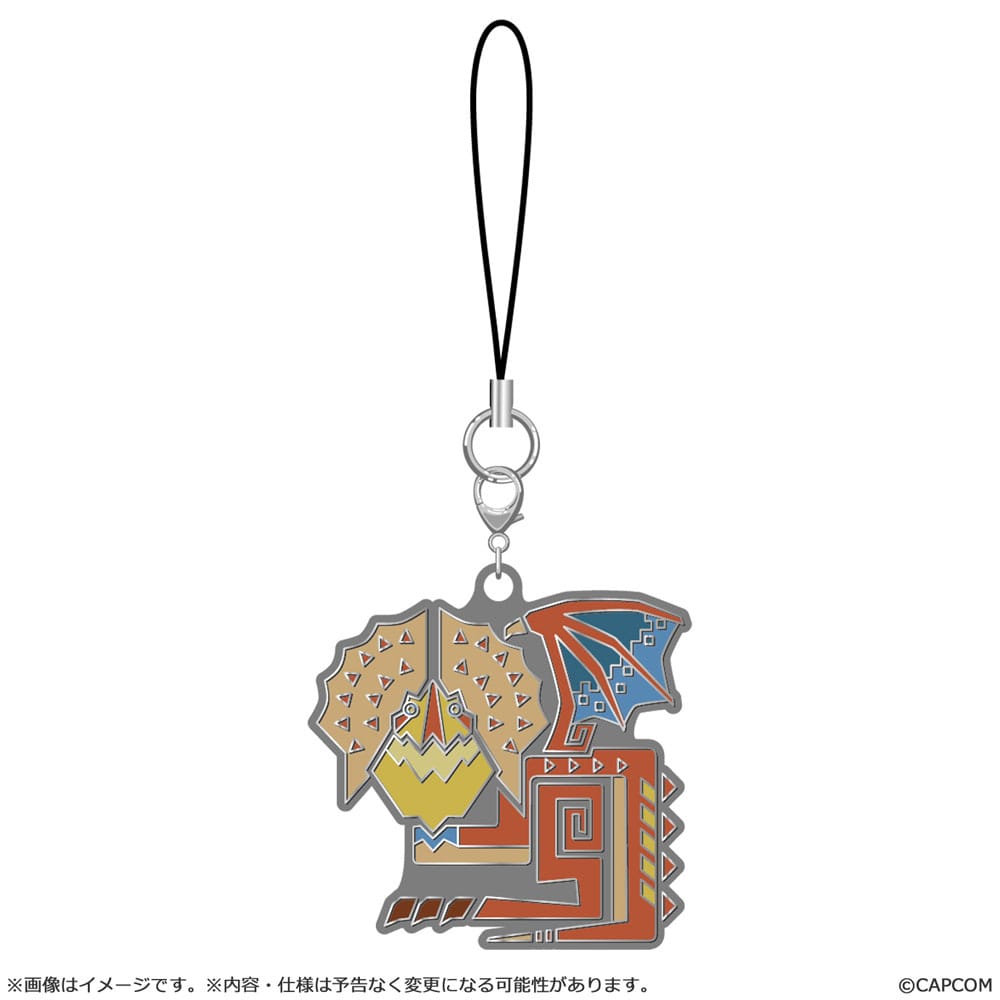 Monster Hunter Wilds Metal Keychain Monster Icon 5 cm Assortment (10) P034681