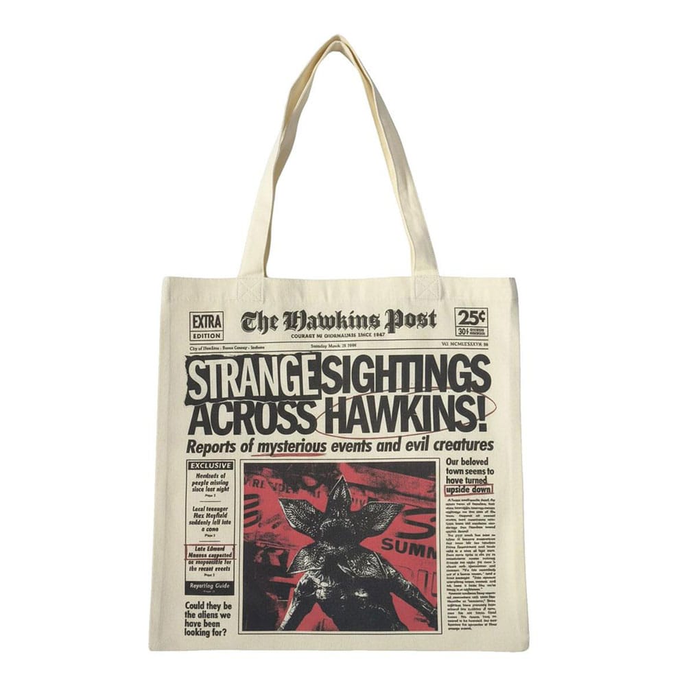Stranger Things Tote Bag Newspaper P034784