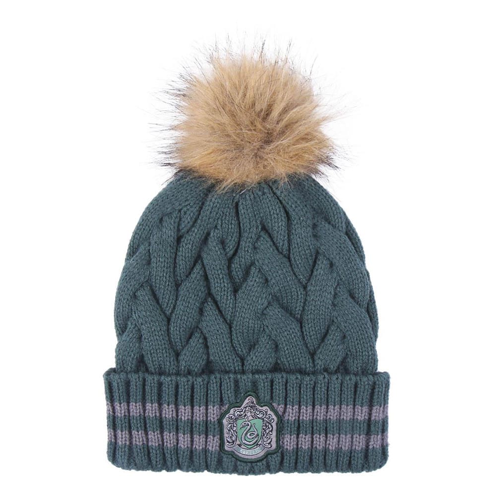 Harry Potter Beanie Pompon Slytherin Dark Green P034794