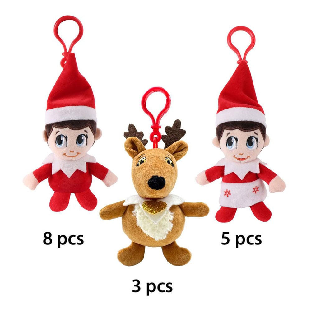 Elf On The Shelf Plush Keychains 12 cm Assortment (16) P034905