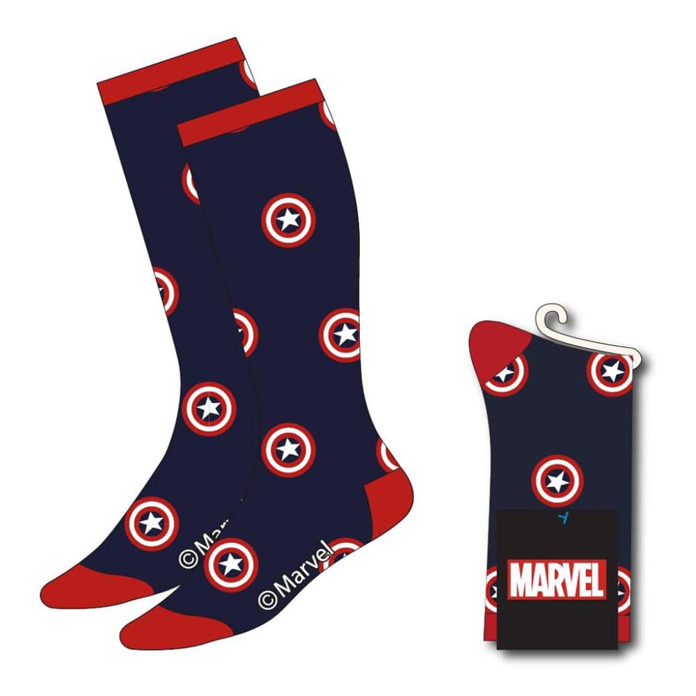 Avengers Socks Captain America Shield 38-45 P034997