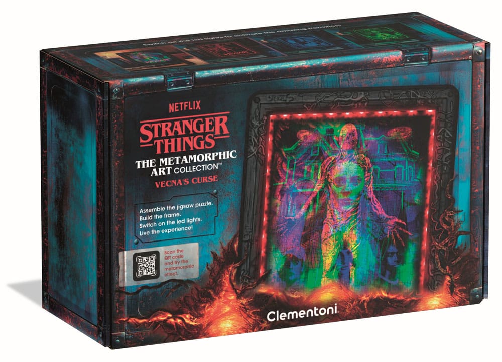 Stranger Things Metamorphic Art Collection Jigsaw Puzzle with Light-Up Effect Vecna (520 pieces) P068158