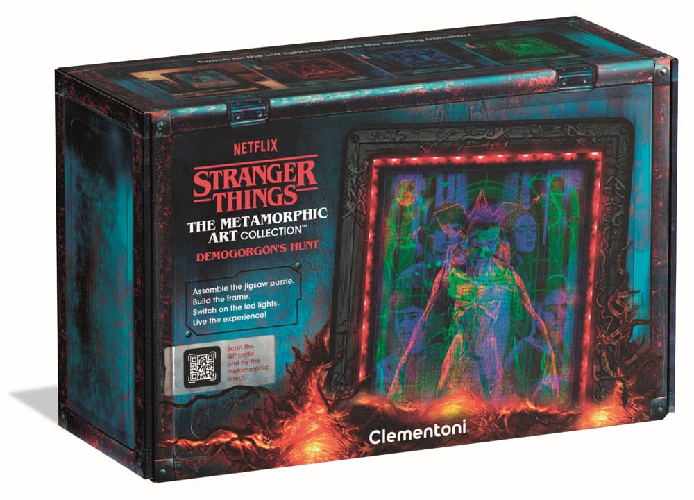 Stranger Things Metamorphic Art Collection Jigsaw Puzzle with Light-Up Effect Demogorgon (520 pieces) P068159