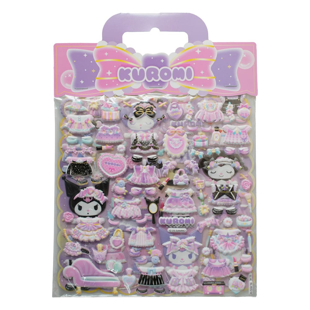 Hello Kitty and Friends Sticker Kuromi Puffy Assortment (10) P067963