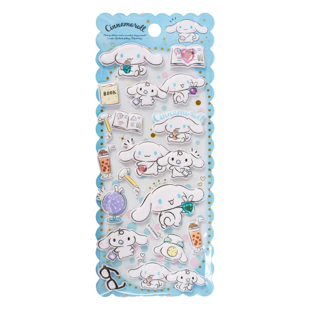 Hello Kitty and Friends Sticker Cinnamoroll Puffy Assortment (20) P067964