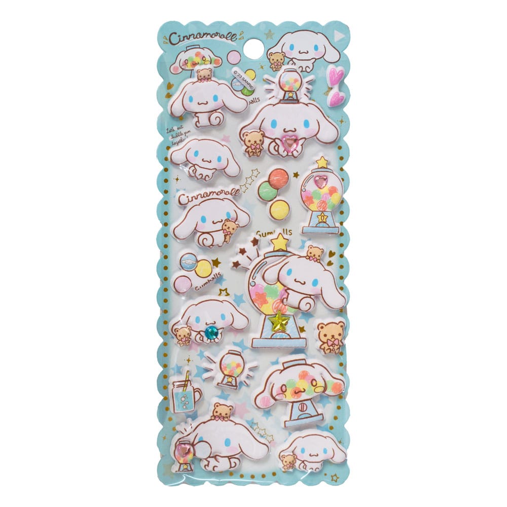 Hello Kitty and Friends Sticker Cinnamoroll Puffy Assortment (20) P067964