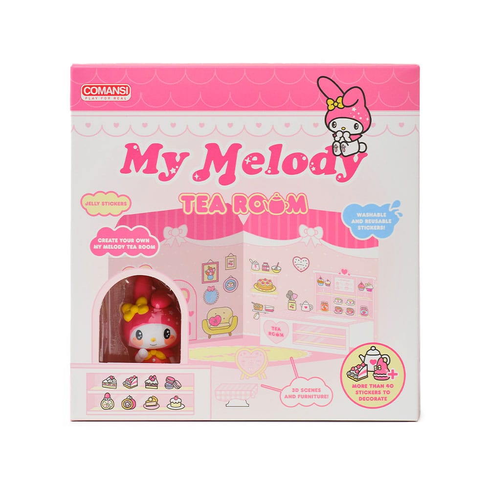 Hello Kitty and Friends Mini figure Sticker House My Melody Tea Room P067897