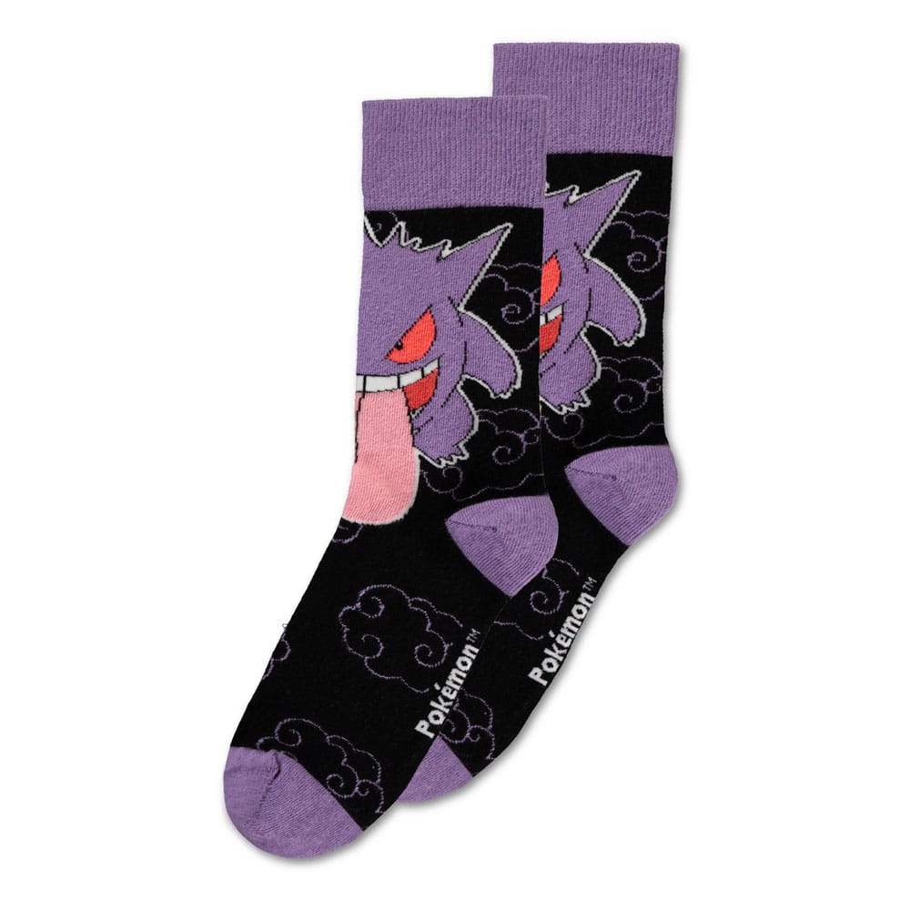 Pokemon Socks 3-Pack Crew 39-42