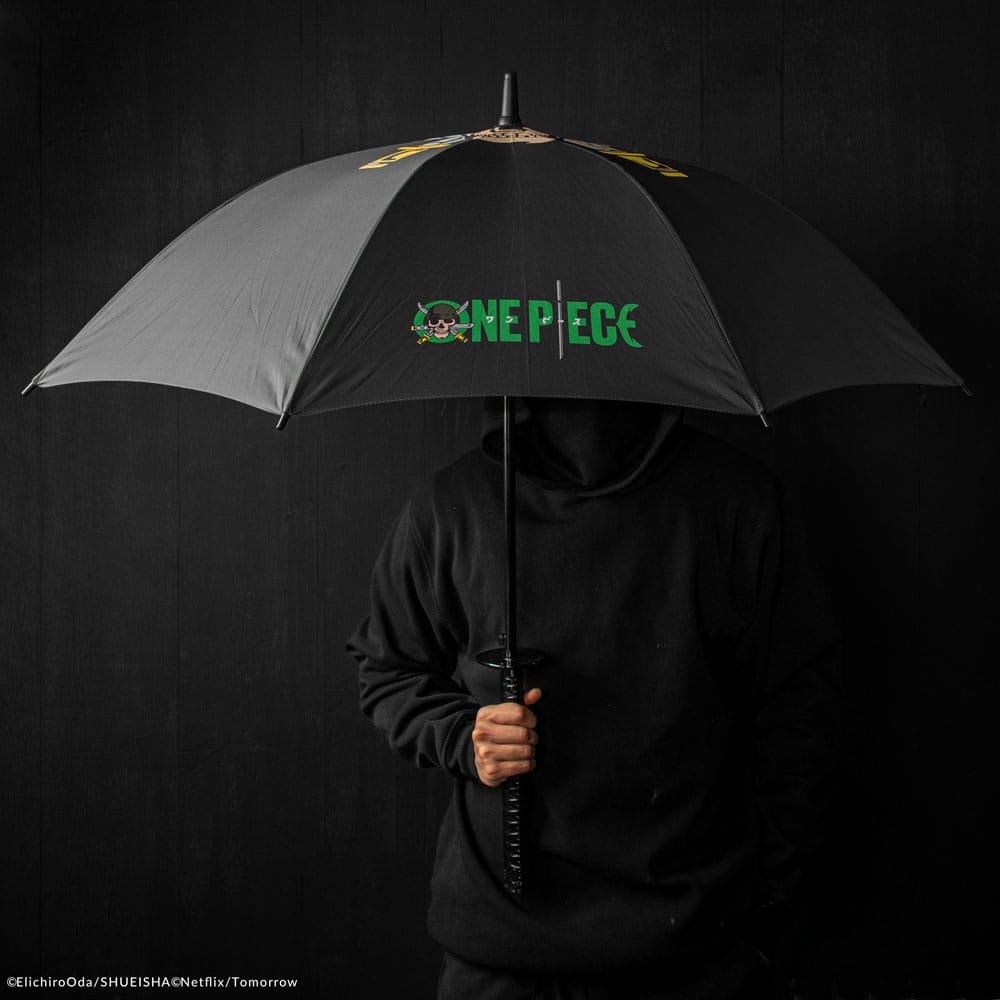 One Piece Umbrella Zoro Black Sword P035312