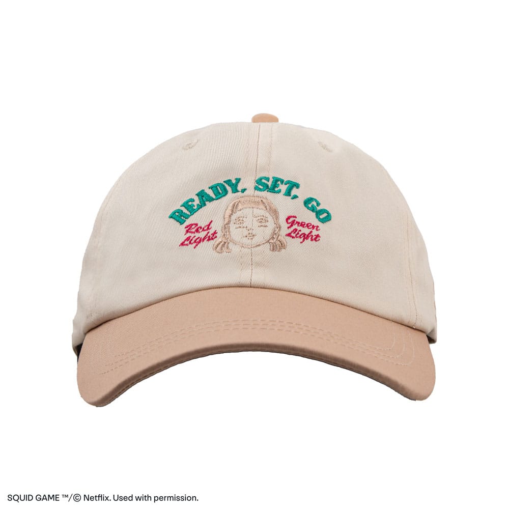 Squid Game Curved Bill Cap Red light, green light P035356