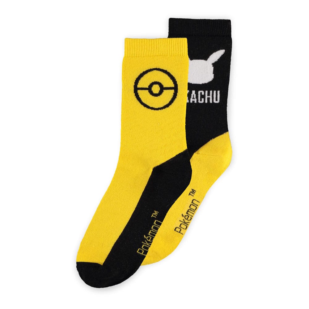 Pokemon Socks 2-Pack Pikachu 39-42 P071811