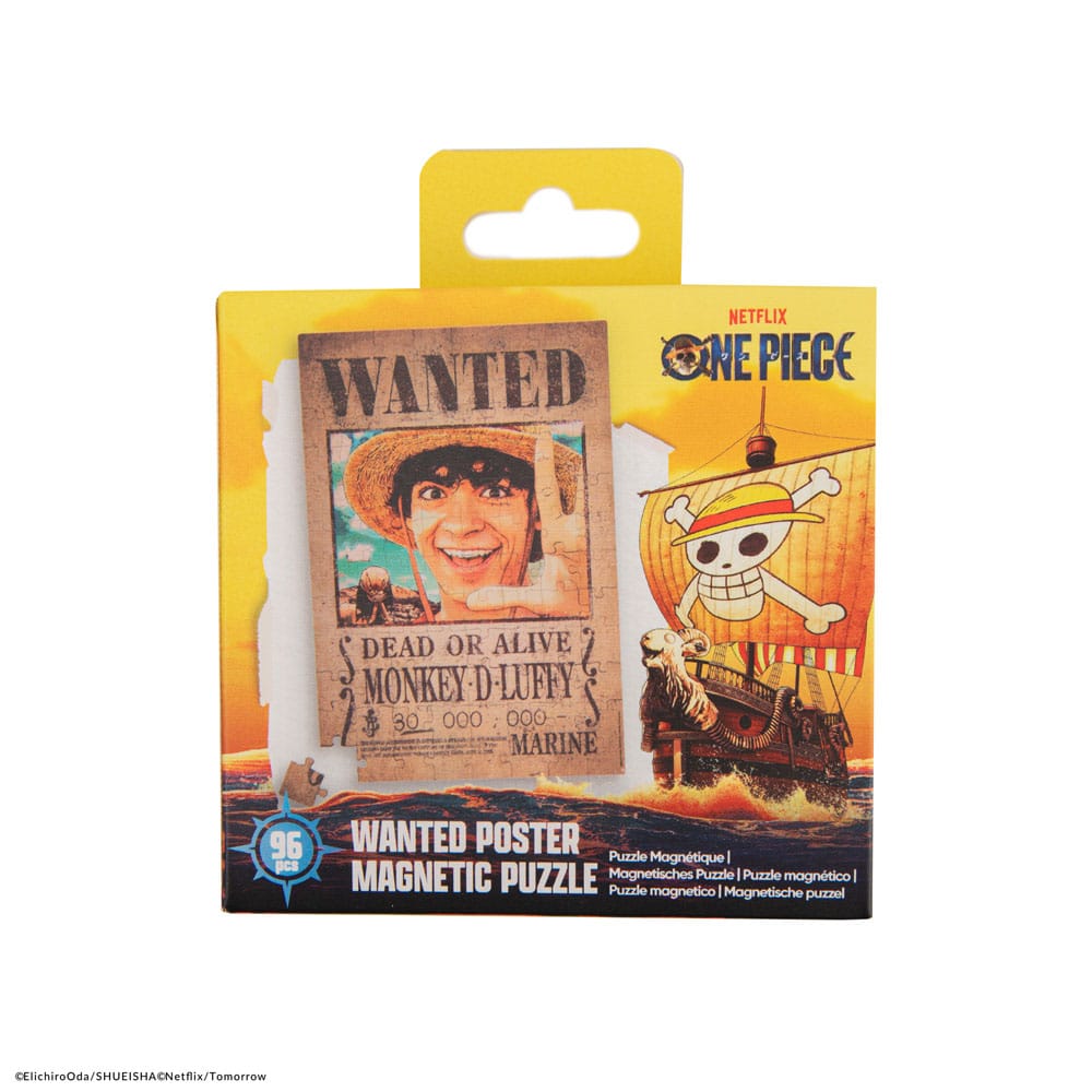 One Piece Magnetic Puzzle Wanted Luffy P035470