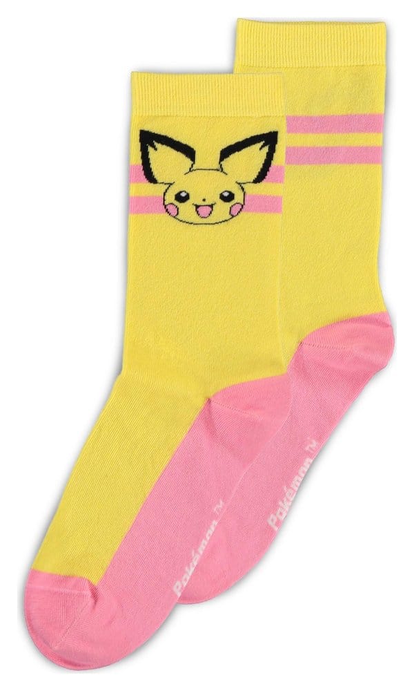 Pokemon Socks 3-Pack Crew 39-42 P071813