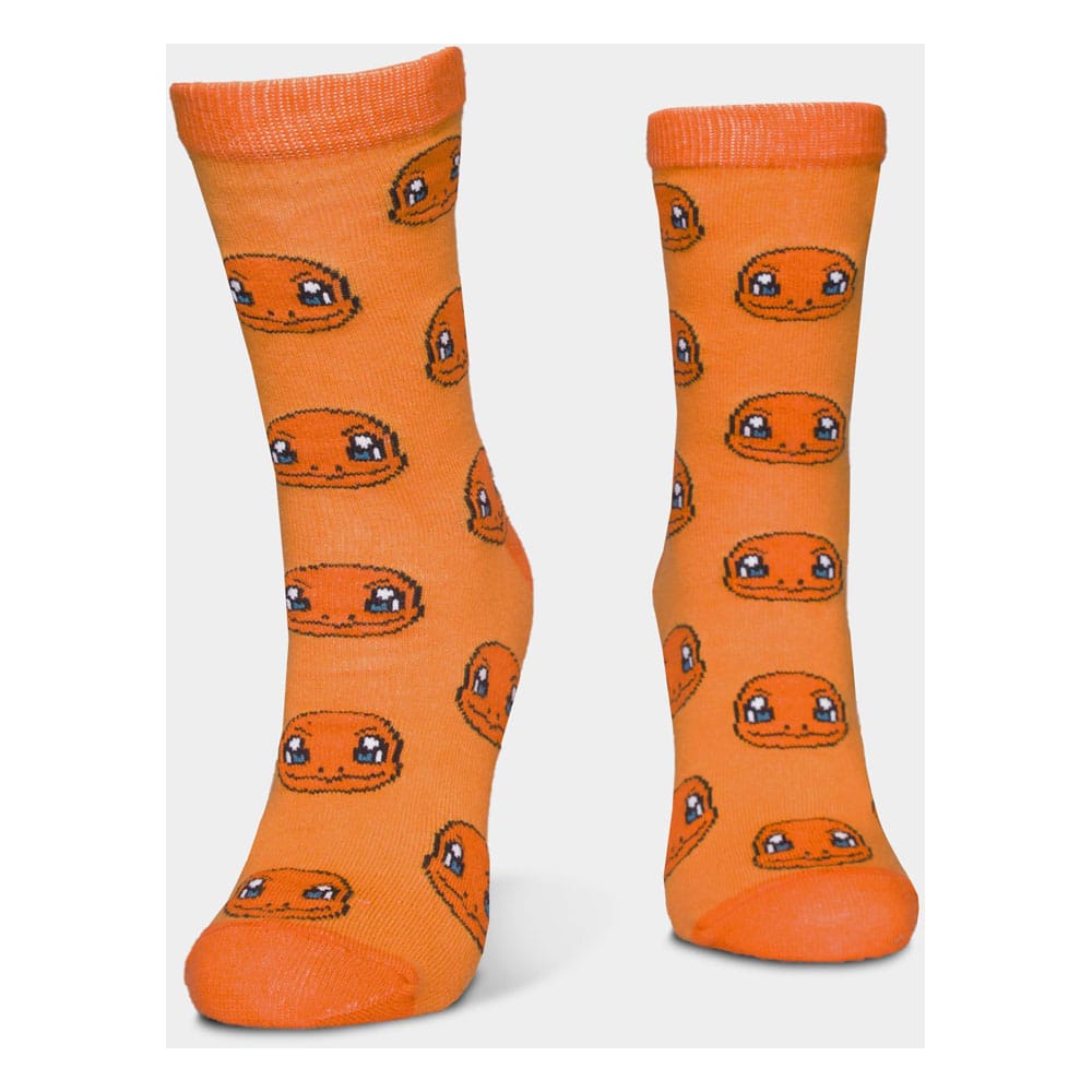Pokemon Socks 3-Pack Three Icons 35-38