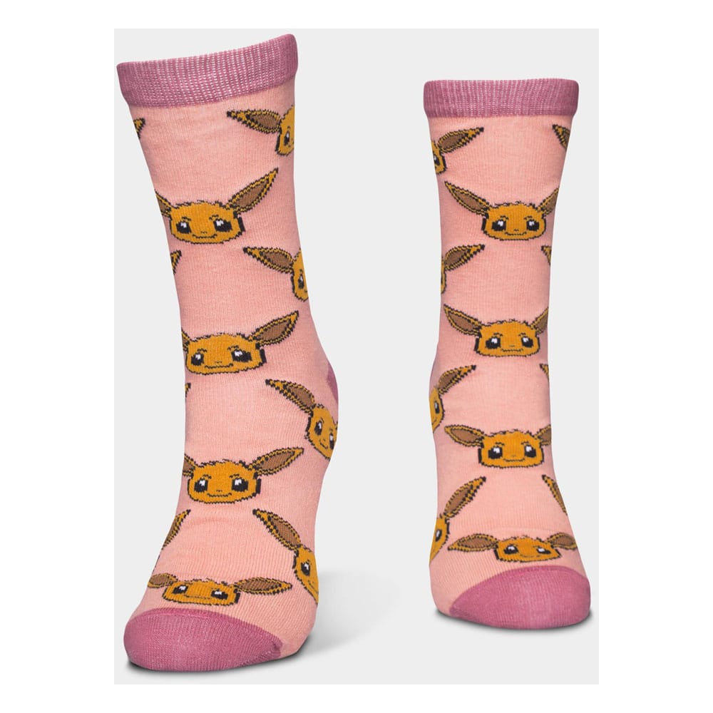 Pokemon Socks 3-Pack Three Icons 35-38