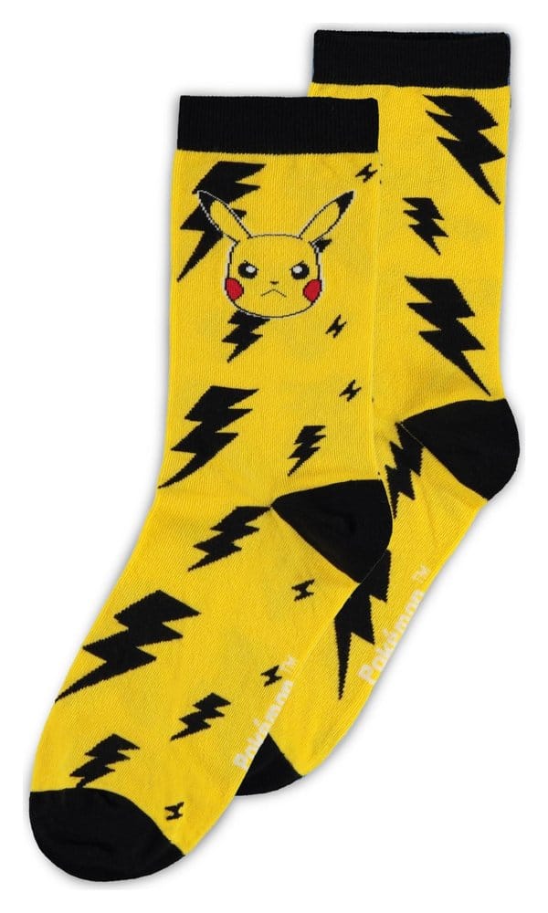 Pokemon Socks 3-Pack Crew 39-42 P071814