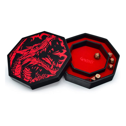 CritStones Arena Dice Tray Red Dragon P035544