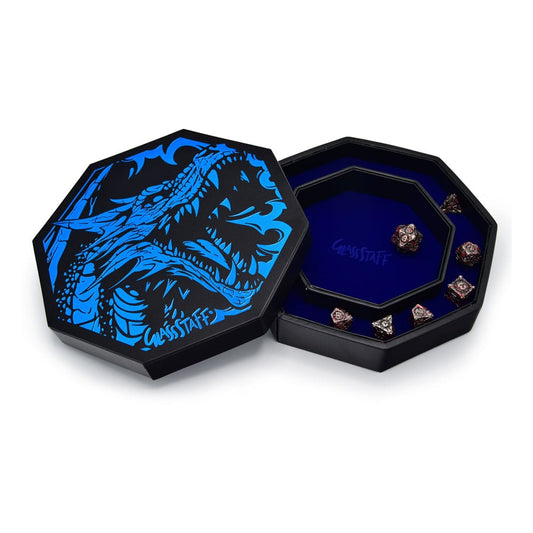 CritStones Arena Dice Tray Blue Dragon P035545
