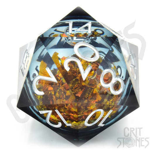 CritStones Liquid Core Dice D20 King Midas 5 cm P071128