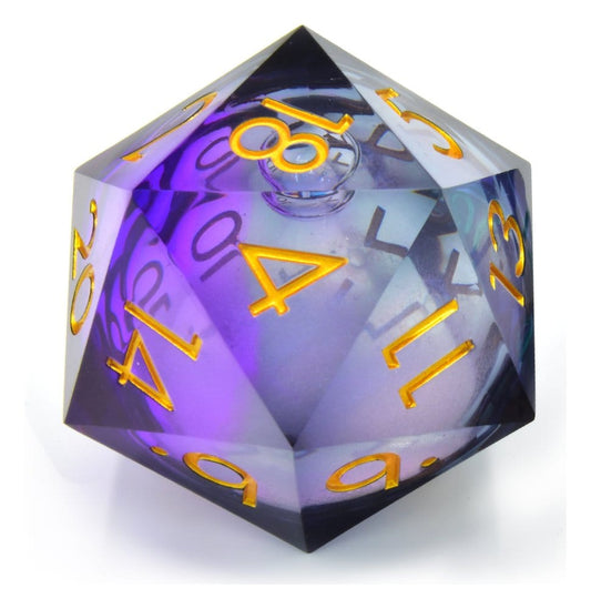 CritStones Liquid Core Dice D20 Twilight Ether 5 cm P071133