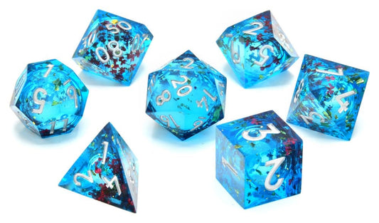 CritStones Liquid Core Dice Set Mermaid's Maelstrom (7) P071139