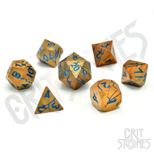 CritStones Metal Dice Set Sundered Spells (7) P035555