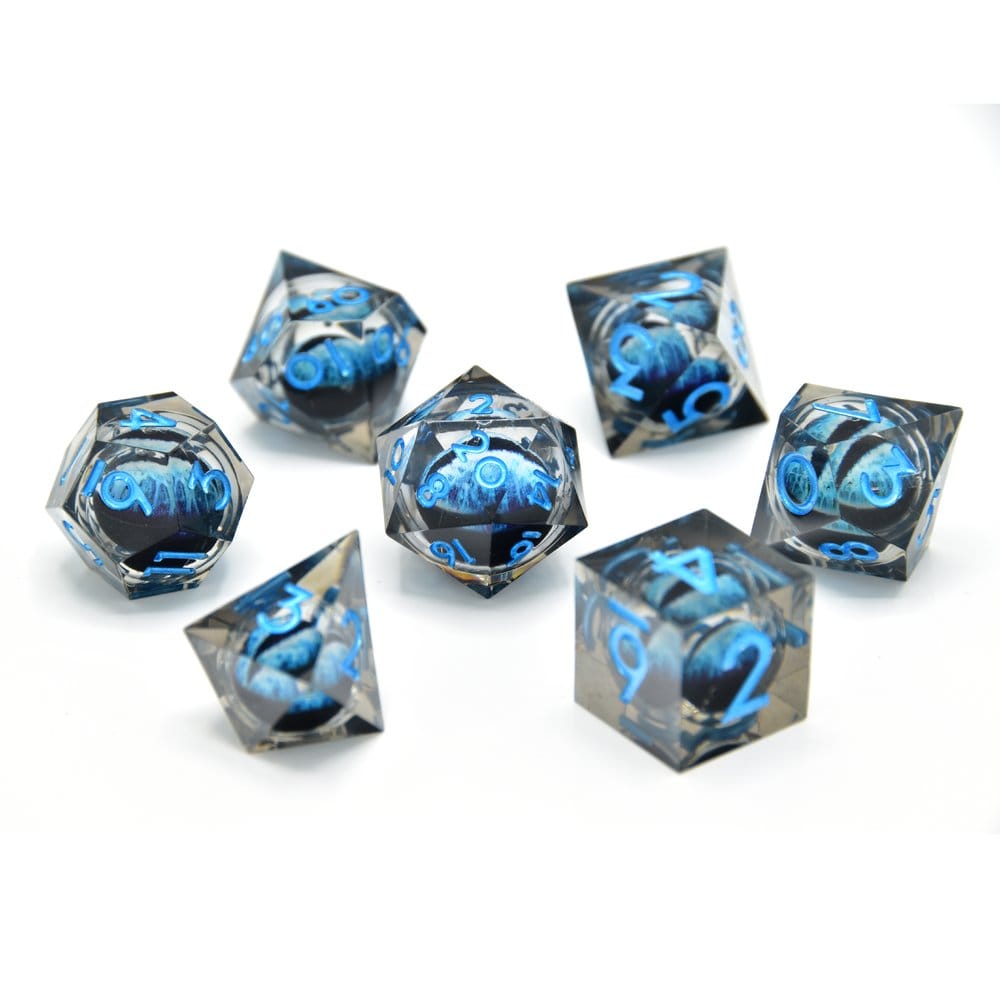CritStones Dice Set Water Dragon's Gaze Floating Eye (7) P071140