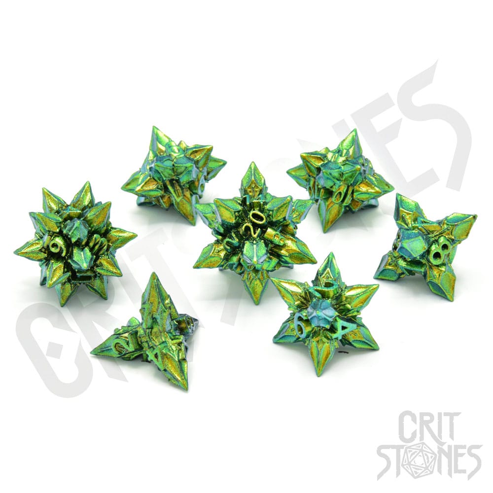 CritStones Metal Dice Set Unholy Bane (7) P035559