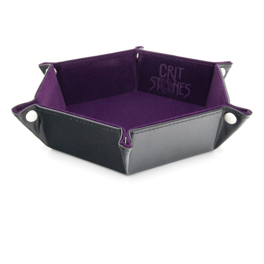 CritStones Folding Dice Tray Purple P035568