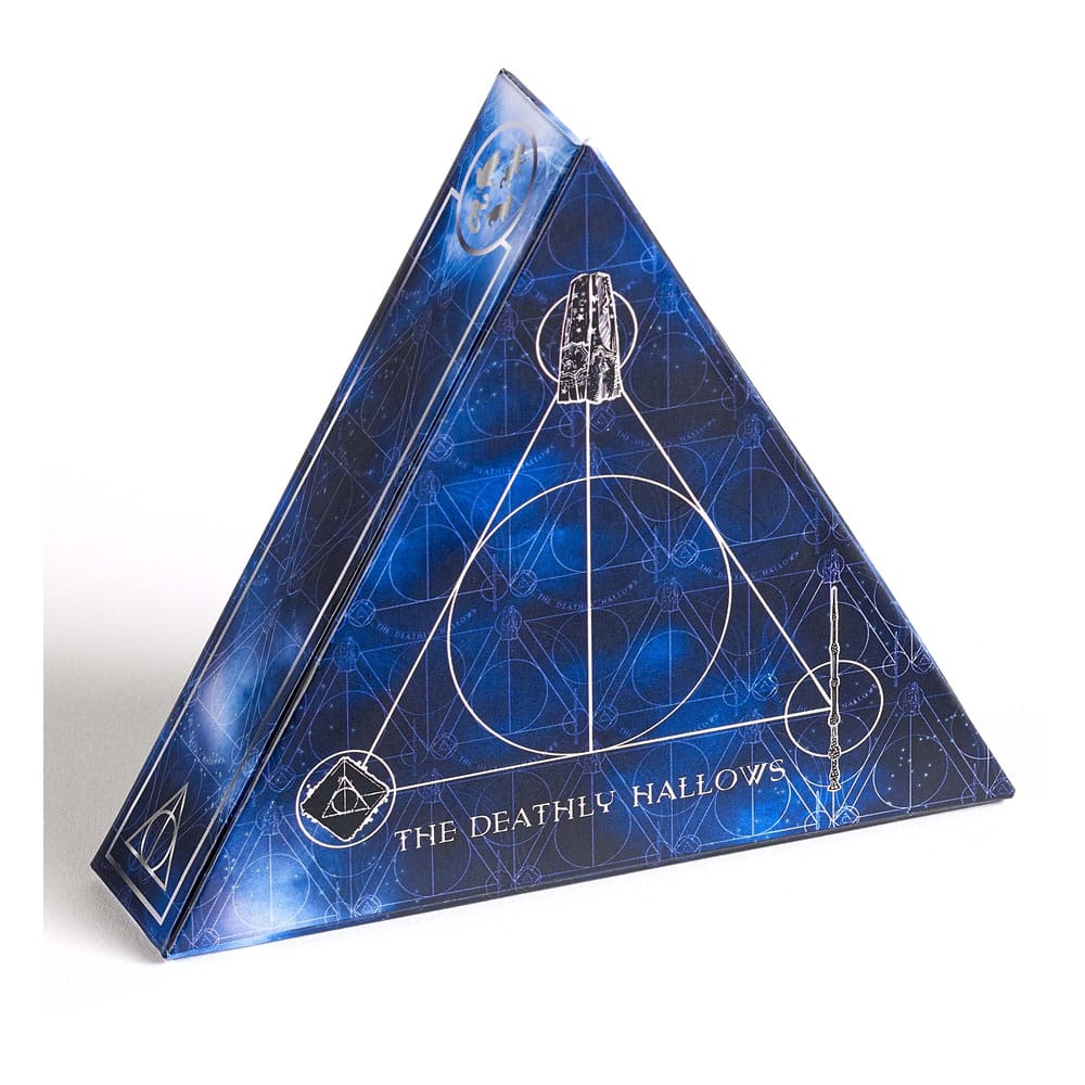 Harry Potter: Deathly Hallows spinning Necklace Gift Set (Silver Tone) P035582