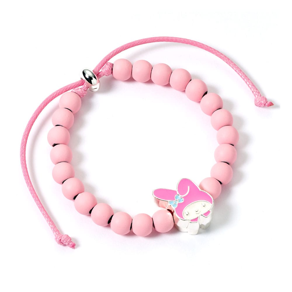 Hello Kitty Bracelet pink beads with My Melody Charm 21 cm P035588