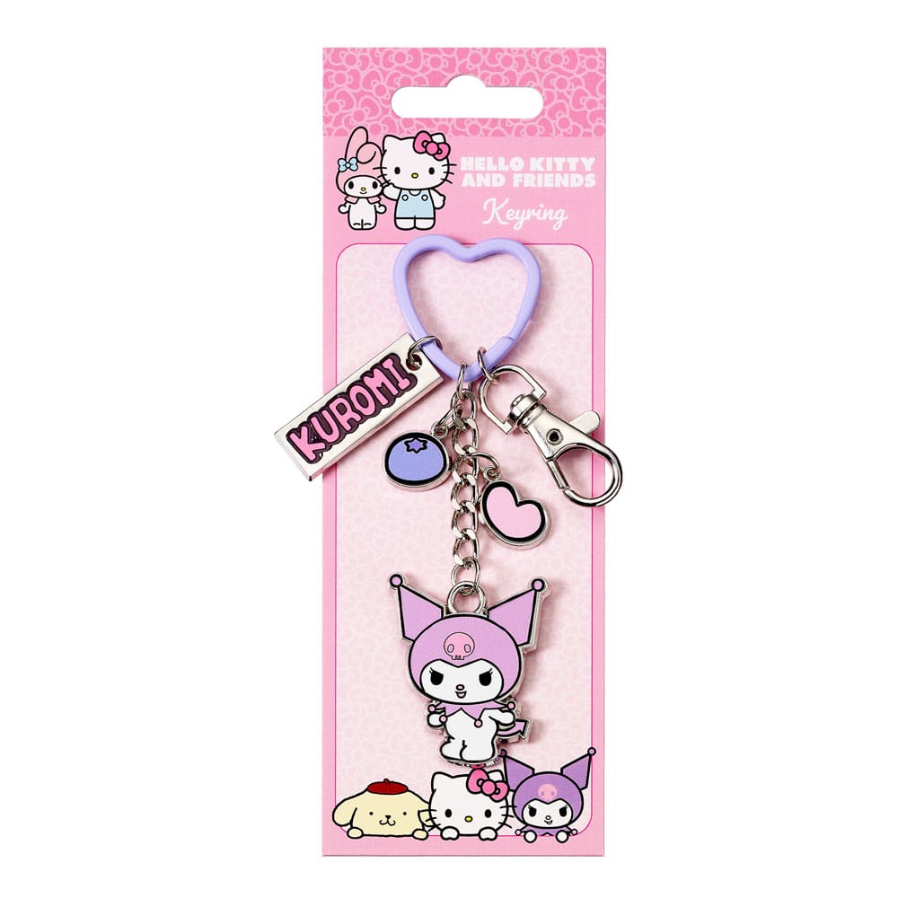 Hello Kitty Key Chain with Kuromi Charms 15 cm P035594