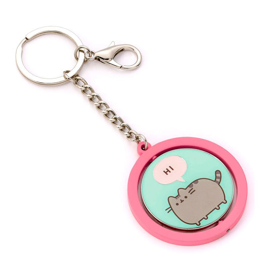 Pusheen Keychain ''Hi , Bye'' Spinning