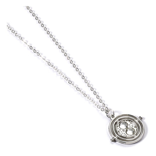 Harry Potter Necklace Time Turner Charm (Silver Tone) P035697