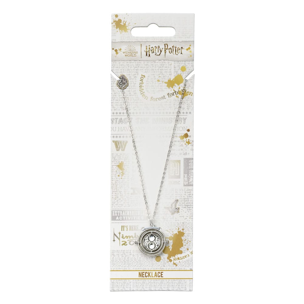 Harry Potter Necklace Time Turner Charm (Silver Tone) P035697