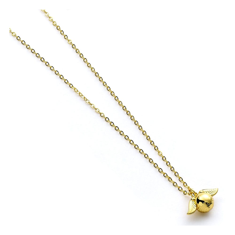 Harry Potter Necklace Golden Snitch Charm (Golden Tone) P035700
