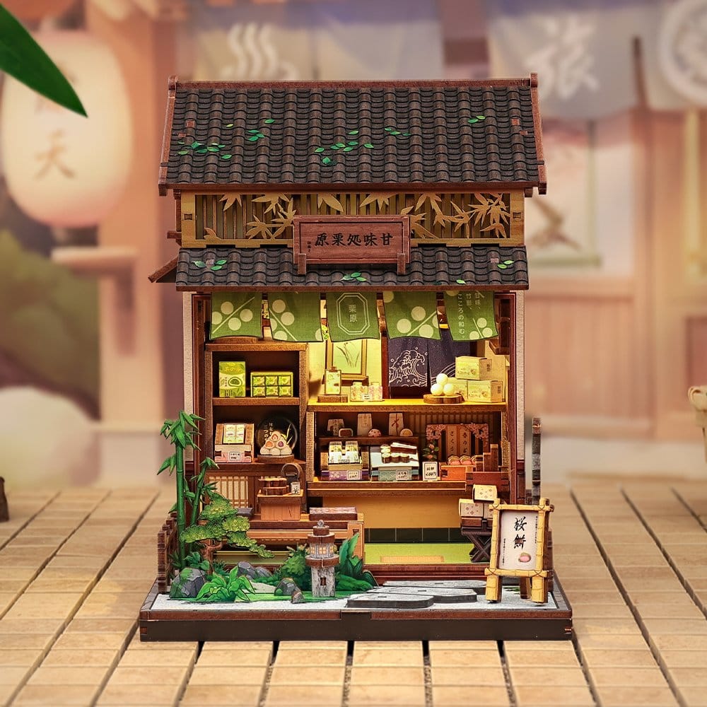 Miniature House Model Kit Kanmi-dokoro Kurihara 19 x 15 cm P073232