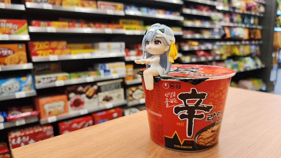 Goddess of Victory: Nikke Cup Noodle Holder PVC Statue Modernia 8 cm P035709