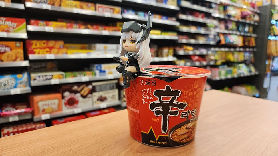 Goddess of Victory: Nikke Cup Noodle Holder PVC Statue Snow White 10 cm P035710