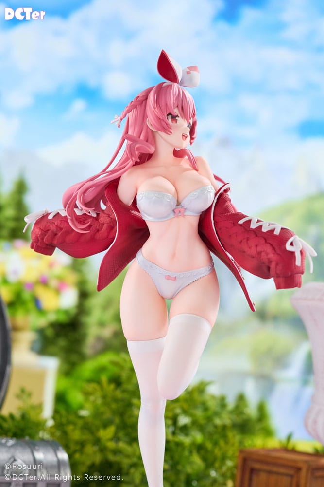 Rosuuri Original Character PVC Statue 1/7 White Rabbit Rosu Swimsuit Ver. 25 cm P035885