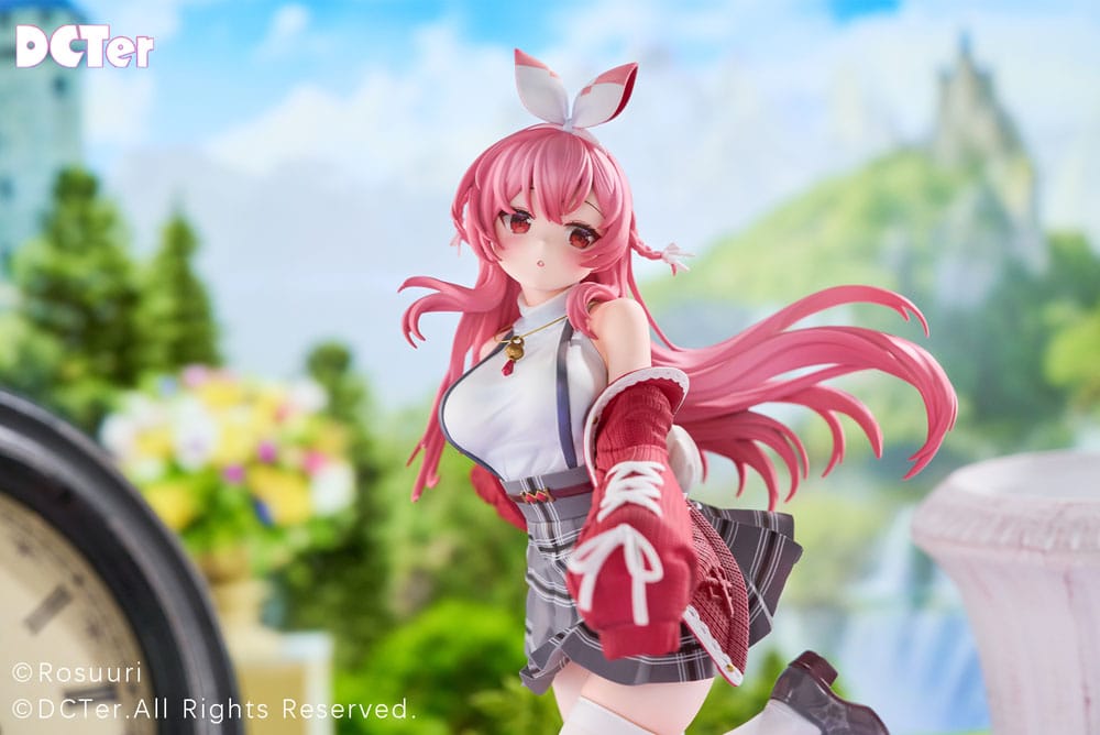 Rosuuri Original Character PVC Statue 1/7 White Rabbit Rosu Casual Clothes Ver. 25 cm P035886
