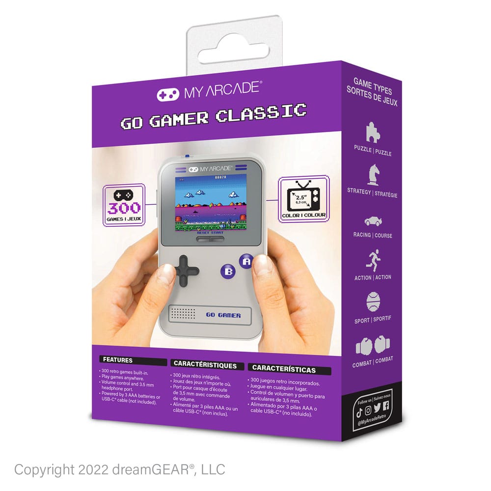 My Arcade Portable Gaming System Go Gamer Classic P065819