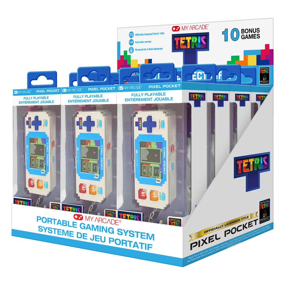 Tetris Mini Portable Gaming System Pixel Pocket Display (12) P068331